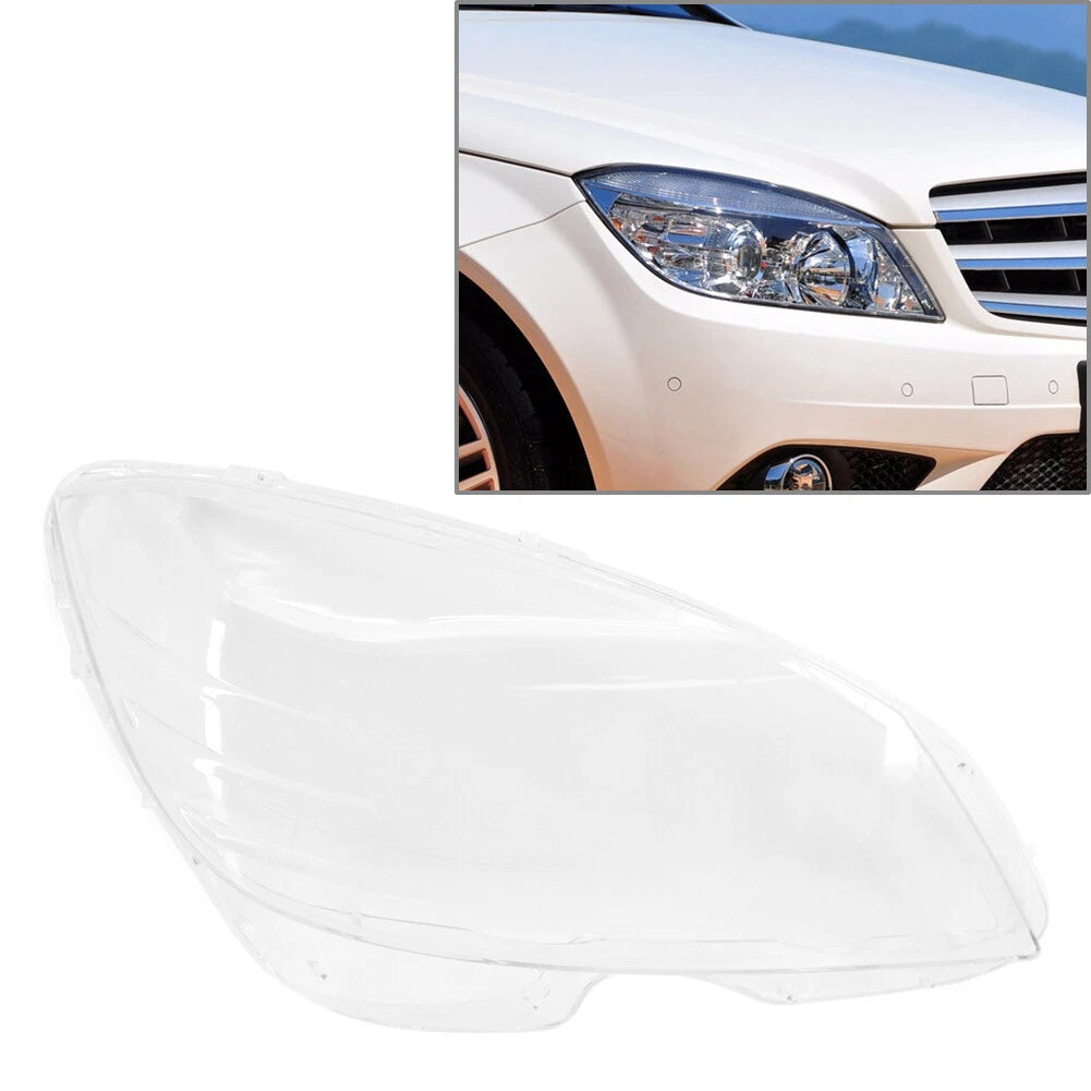 Headlight Lamp Lens Cover for Mercedes Benz C Class W204 (2008–2011) 2048208761
