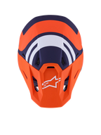 Alpinestars SM7 Core Helmet for Off-Road (2X-Large, Orange/Blue Matte)