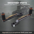 2X Heel Toe Shifter Levers Pegs for Harley Road King FLHRC FLHR FLHP (2000–2023)