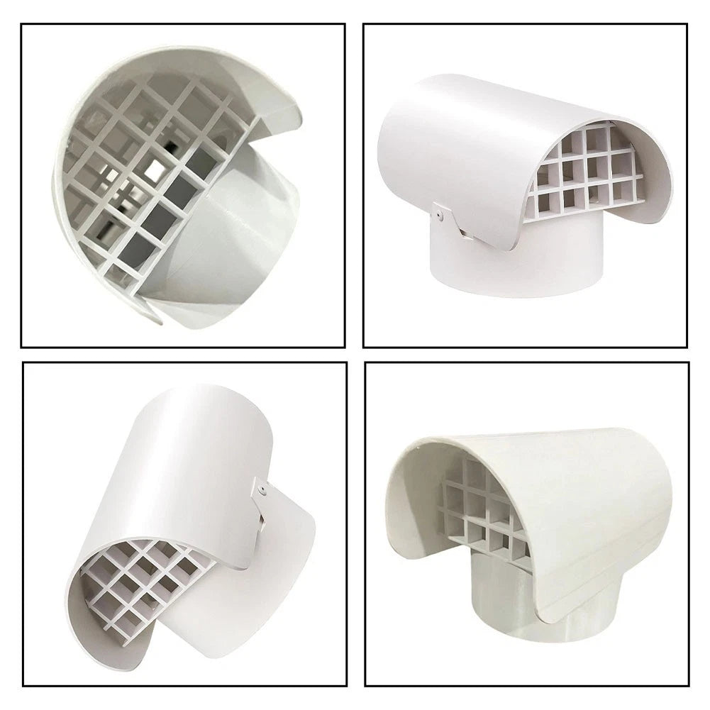 Exhaust Pipe Cover for Radon Fan Systems (Smoke Ducts, Roof Vent Pipes)