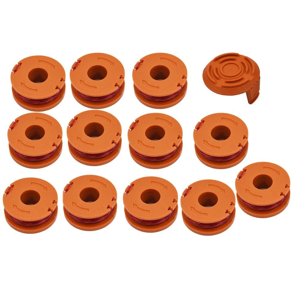 12 Pack Trimmer Spool Line for Worx WG155 WG156 WG157 WG160 WG163 165