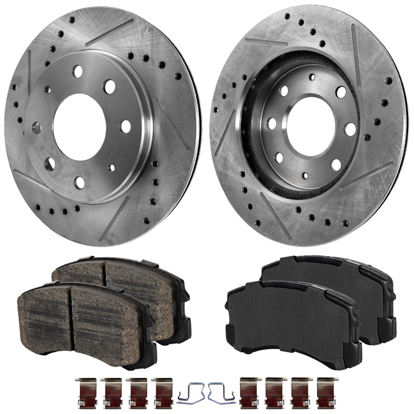 Brake Disc Rotors and Pads Kit for Mitsubishi Lancer (2004–2007)