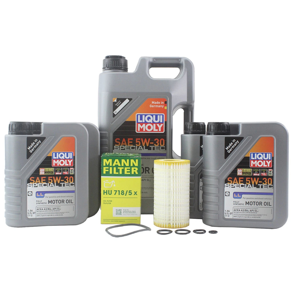 Liqui Moly Special Tec LL 5W30 Oil Change Kit for Mercedes 2.6/3.2L (1994–2005)