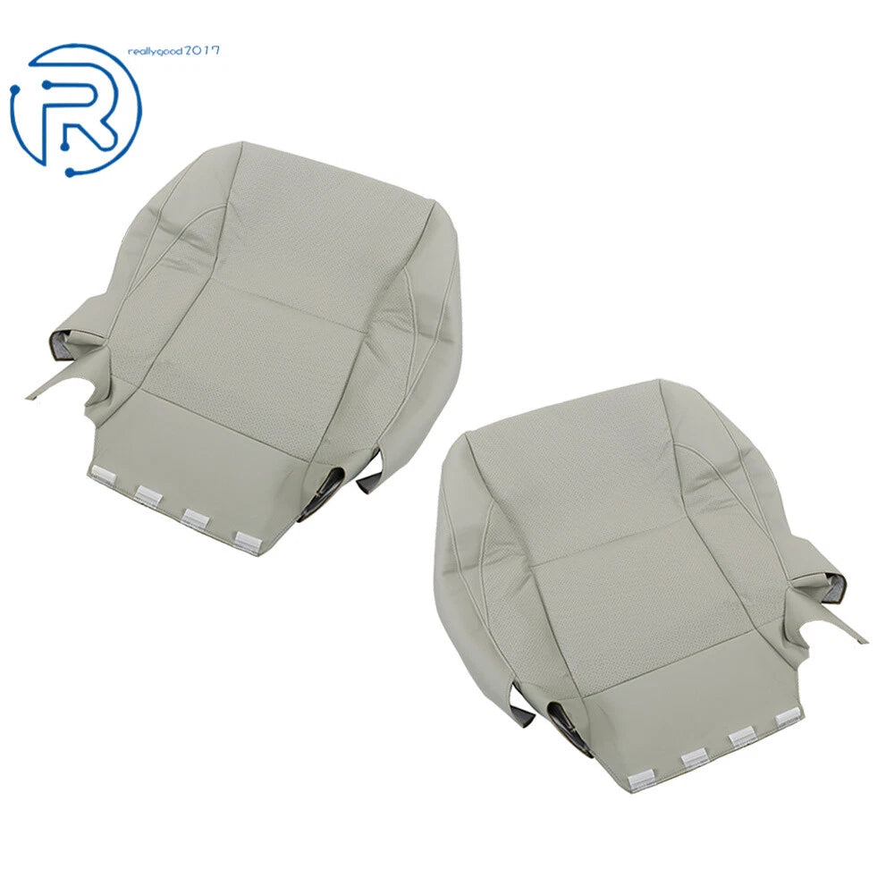 Set of 2 Front Seat Covers for Lexus ES350 (2007-2012) Light Gray