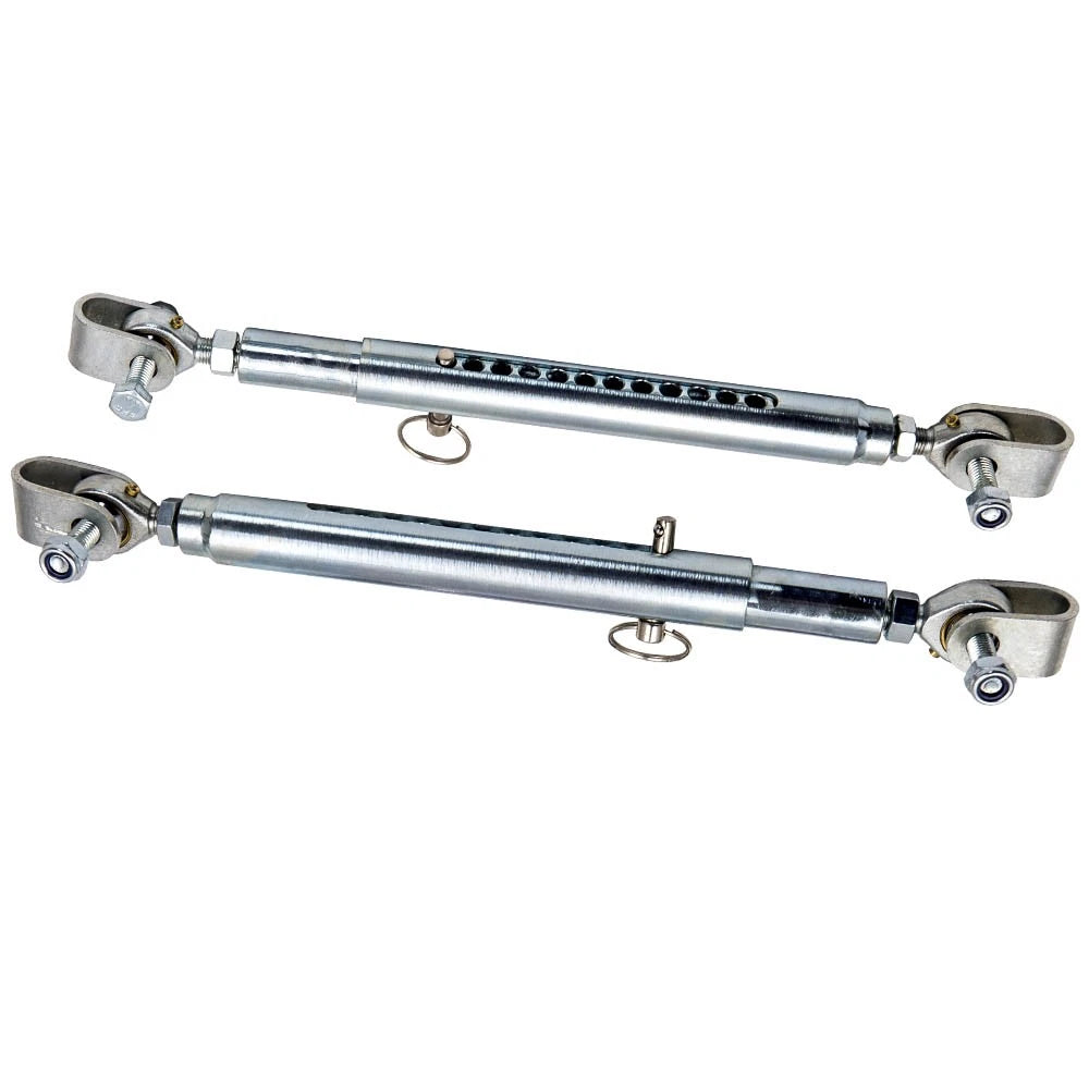2X Front End Tubular Travel Limiters for Drag Race Car