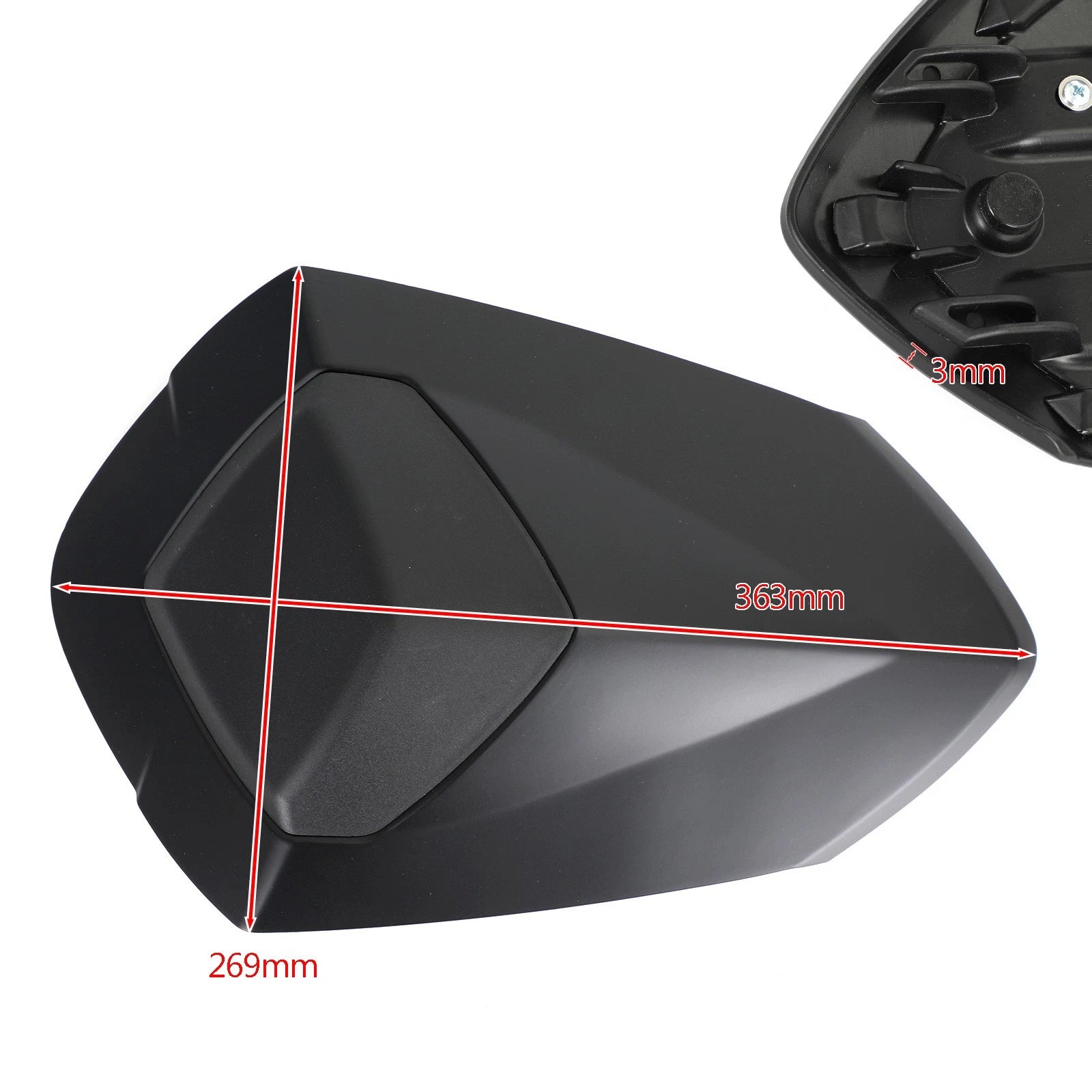 Rear Tail Seat Fairing Cowl Cover for Speed Triple RS 1050 (2018–2022) Black