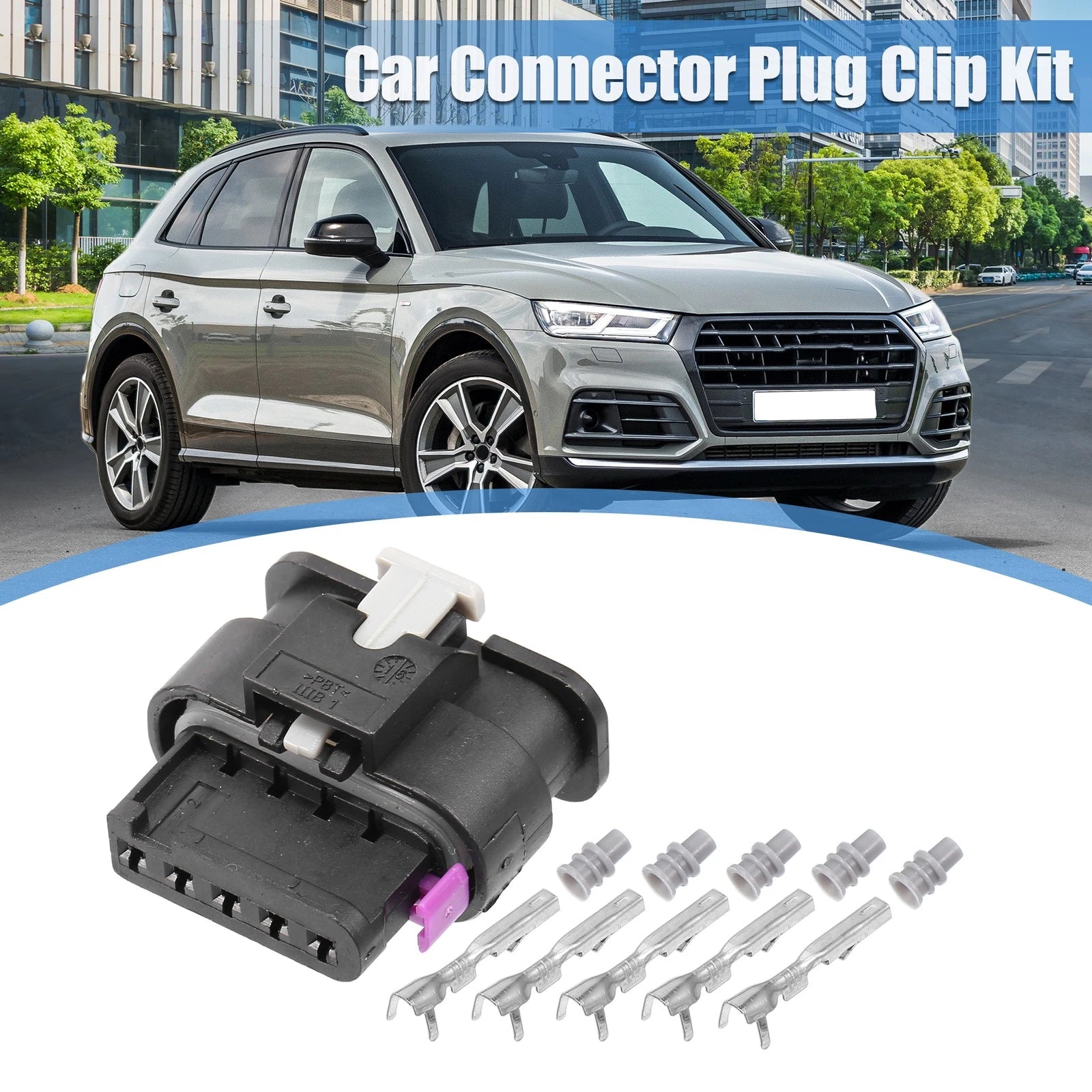 Set of 1 Mass Air Flow MAF Connector Adapter for VW Audi (No.4F0973705)