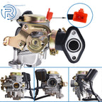 19mm Big Bore Carburetor for GY6 50cc 100cc Scooter Moped ATV (2000–2023)