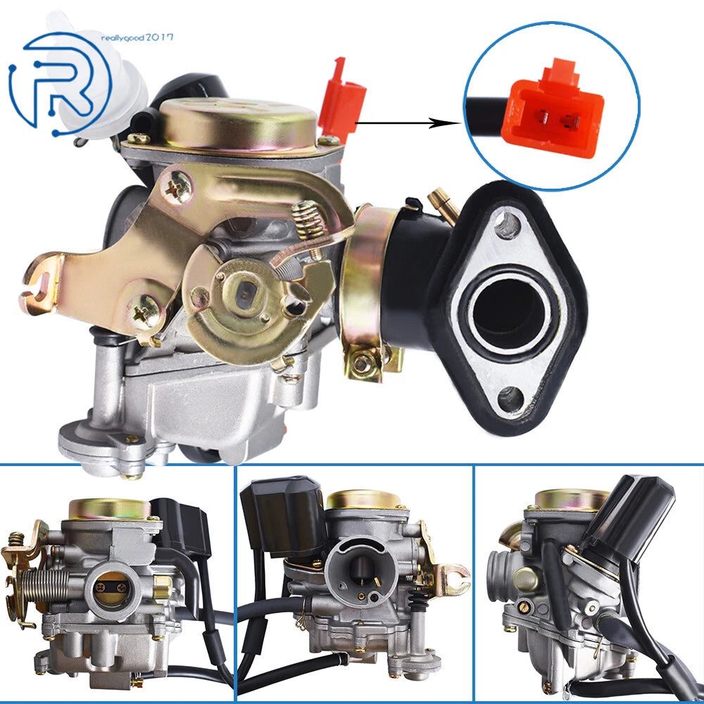 19mm Big Bore Carburetor for GY6 50cc 100cc Scooter Moped ATV (2000–2023)