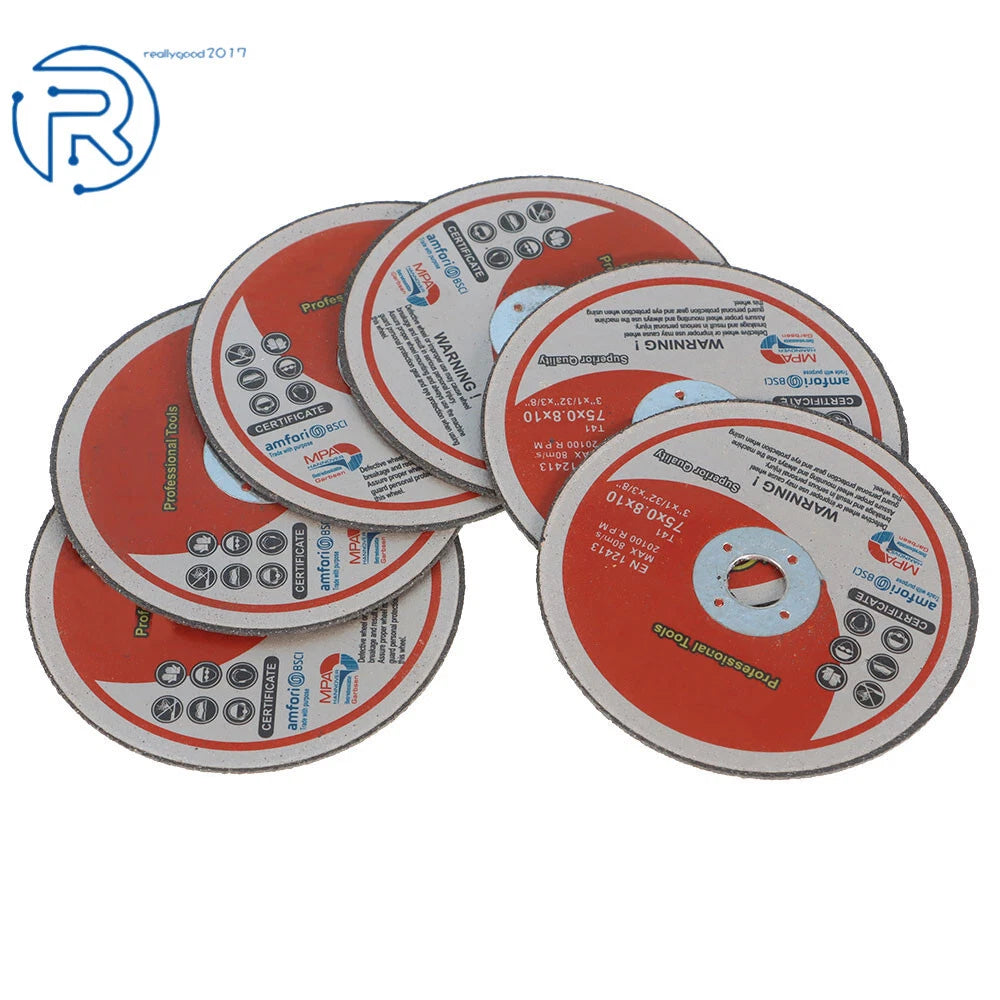 50 Pack 3" Cut-off Wheel Discs for Metal & Stainless Steel