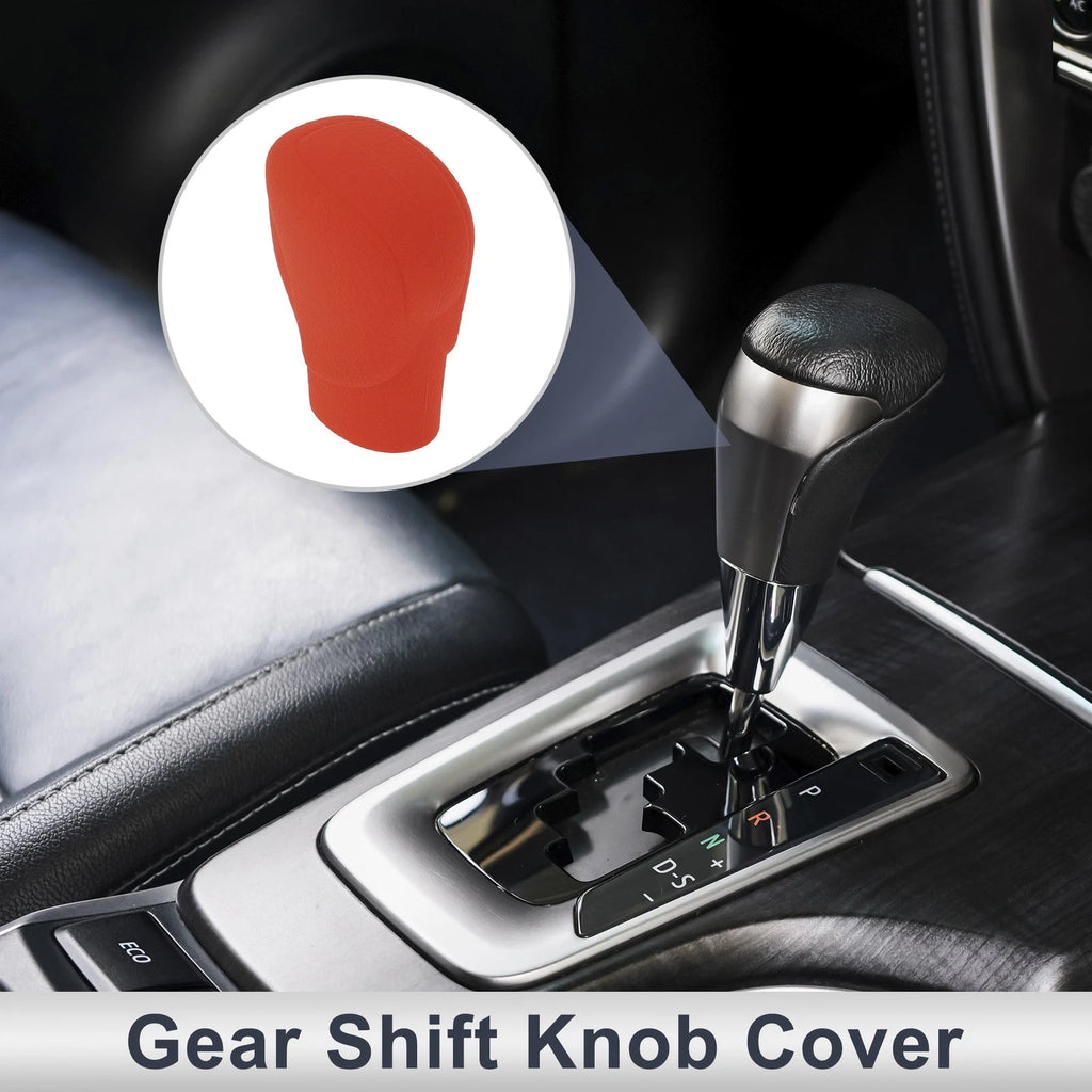 1 Pc Gear Shift Knob Cover Red Silicone for Honda Accord (2018–2022)