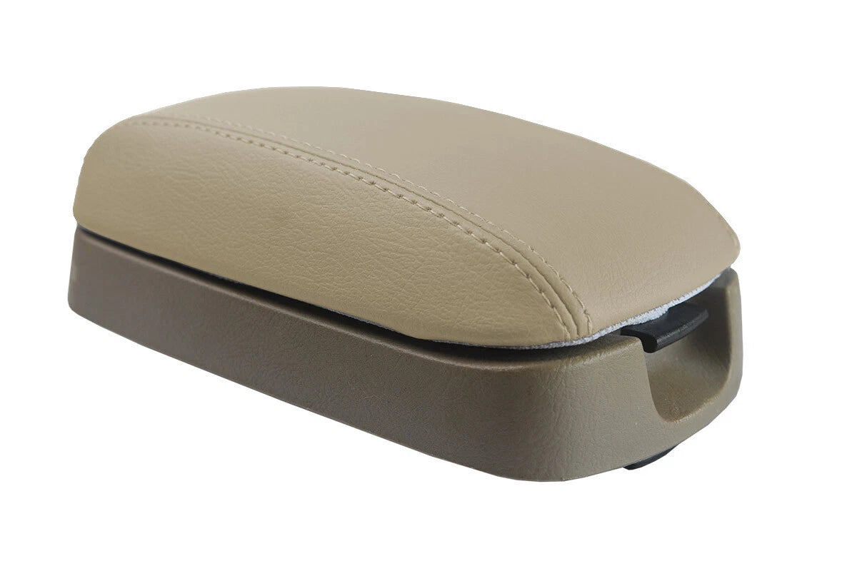 Leather Console Lid Pull Over Cover for Hyundai Elantra (2001–2006) Beige