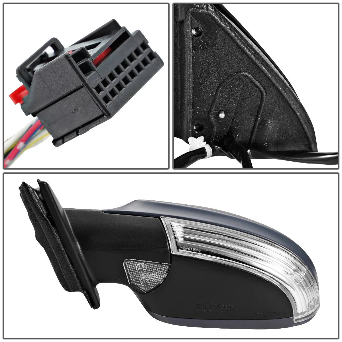 Power Heated Turn Signal Driver Side Mirror for VW Passat (2006–2007) VW1320125