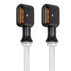 Rear Mini LED E Mark Turn Signal Lights for Harley Softail Touring Sportster