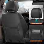 Set of 2 Universal Seat Cover Cushions for Touring Series Black
