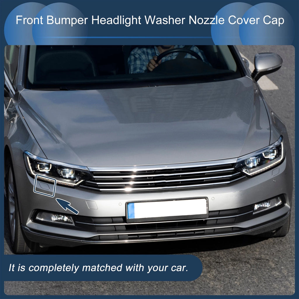 Front Right Washer Nozzle Cover Cap for Volkswagen Passat B8 (2015–2022) Red