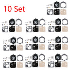Set of 10 Carburetor Gasket Rebuild Kits for Walbro K12-WG WB WG K15-WJ K12-WJ