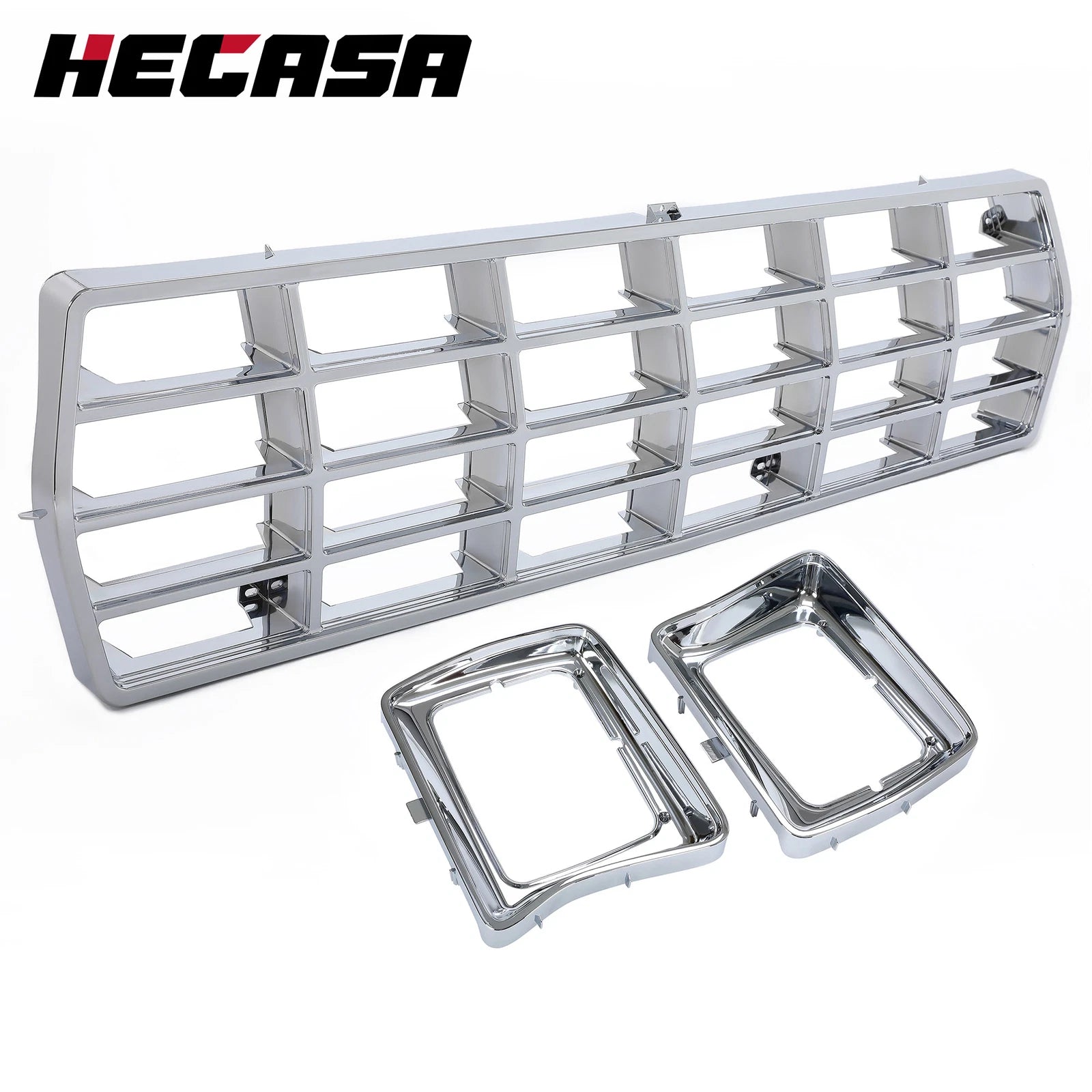 Grille for Ford F-150 Bronco (1978–1979) Chrome Shell & Insert Kit
