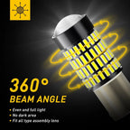 4X AUXITO 1156 LED Reverse Light Bulb Canbus 6500K for