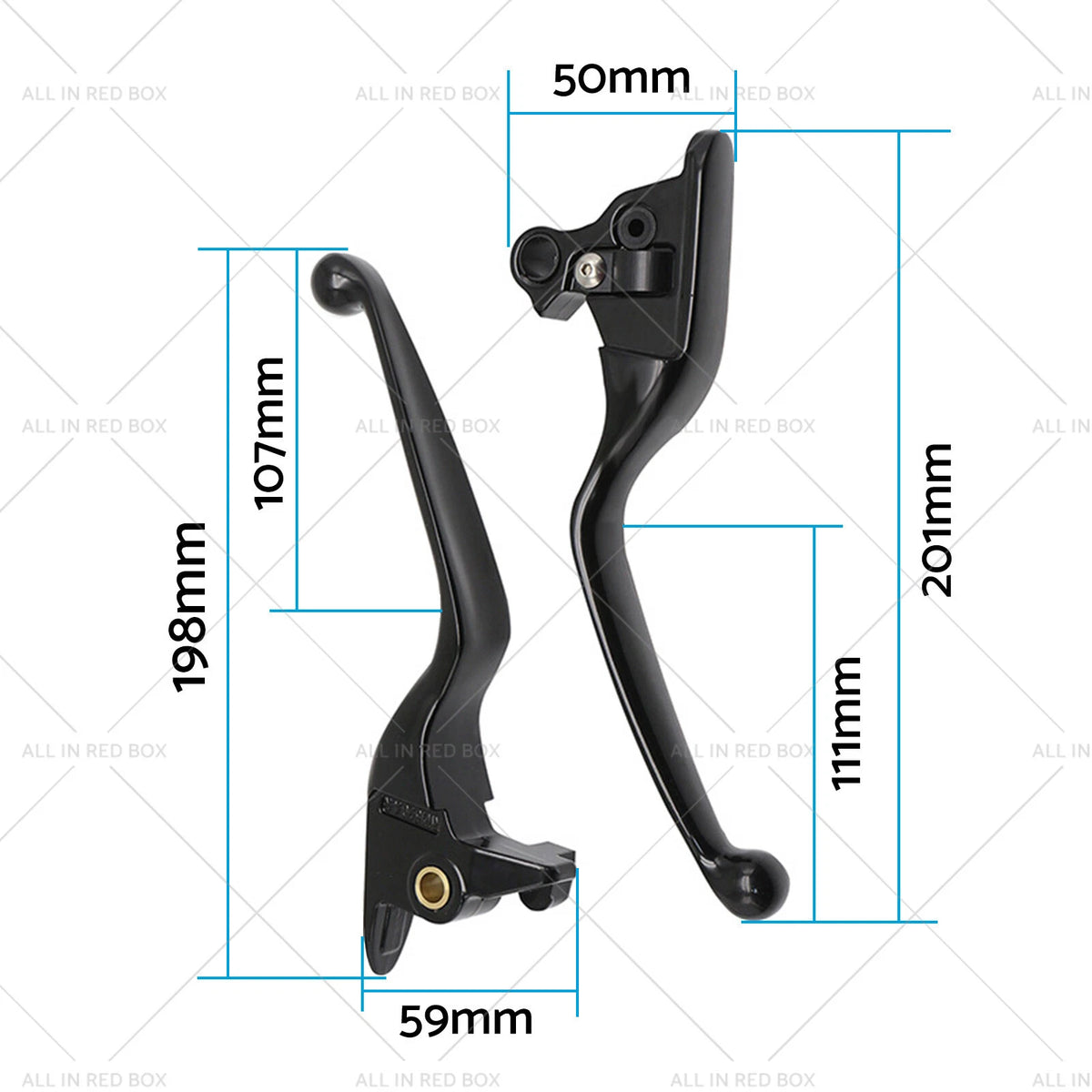2X Brake Clutch Levers for Harley Softail Slim Fat Boy (2015–2023)