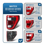 LED Tail Light for Ford F-150 (2021–2023) NL3Z13404E Right Passenger Side
