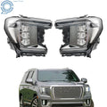 2X LED Headlamp Assembly for GMC Yukon SLE/SLT (2021–2023) Clear Lens