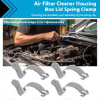 Set of 4 Air Filter Cleaner Housing Box Lid Spring Clip Clamp for Toyota