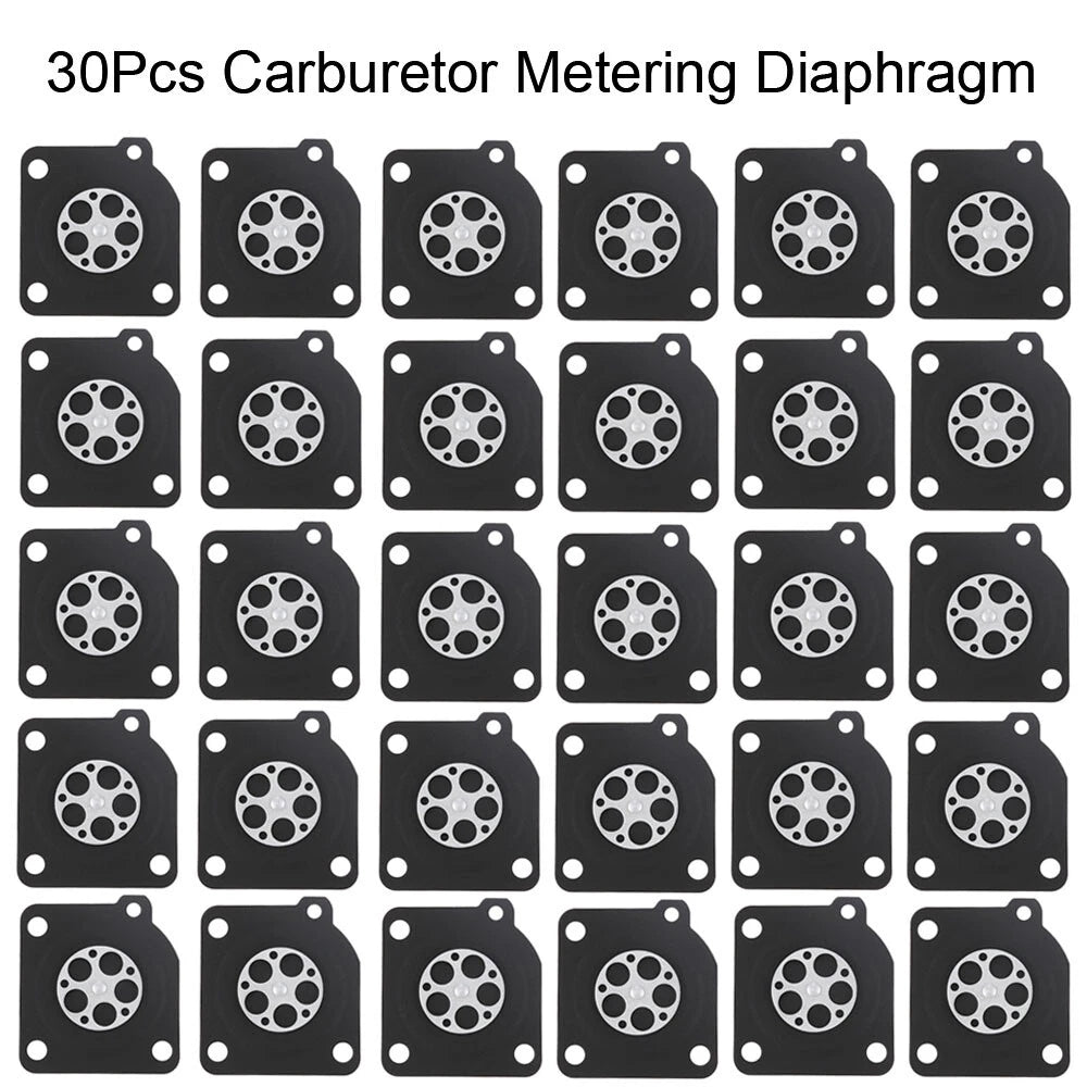 30pcs Carburetor Metering Diaphragm for ZAMA C1U (Repair A015010)