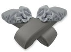 Fleece Console Lid Armrest Cover for Infiniti FX35 (2003–2005) Gray