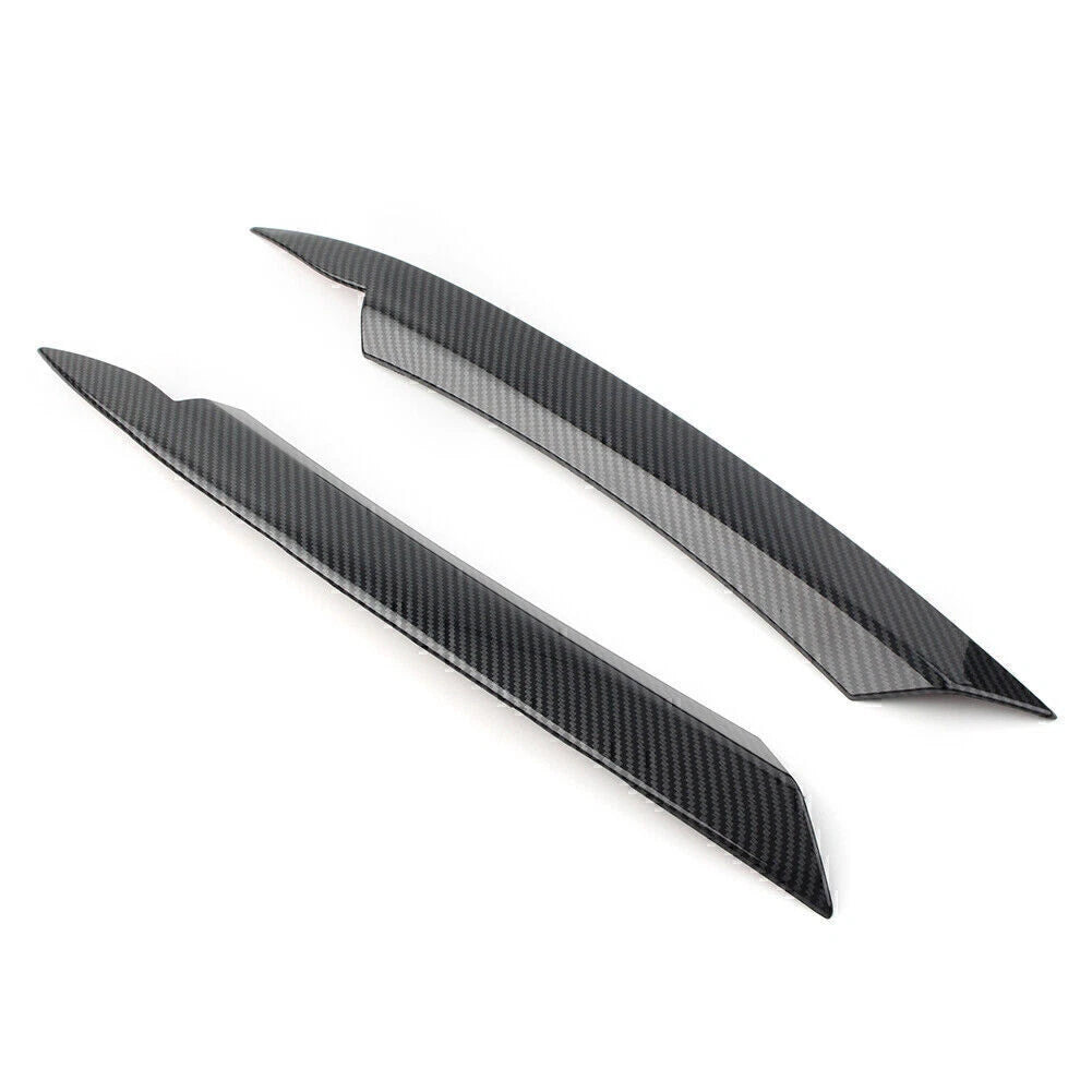 Headlight Cover Eyelid Trim Sticker Carbon Fiber for VW Passat B7 (2010–2014)