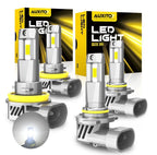 2X 9005 LED Headlight Bulb Conversion Kit for