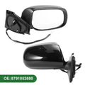 Right Side Door Mirror for Toyota Yaris Hatchback (2012–2019) Manual Folding Gloss Black