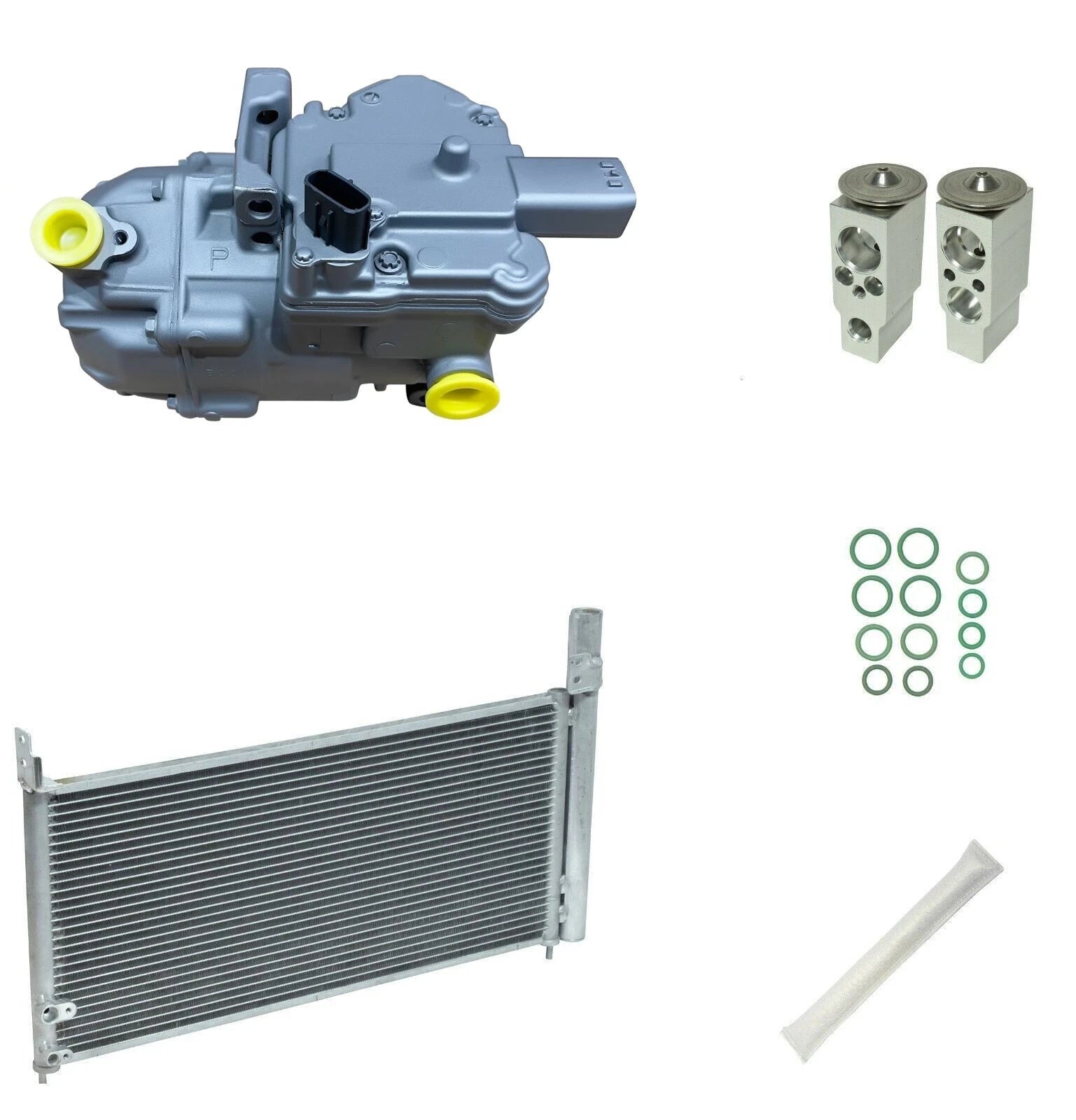 A/C Compressor Kit with Condenser for Toyota Prius 1.8L (2010–2015)