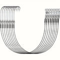 Set of 8 J Hook Leaders for Marine Fishing Gear