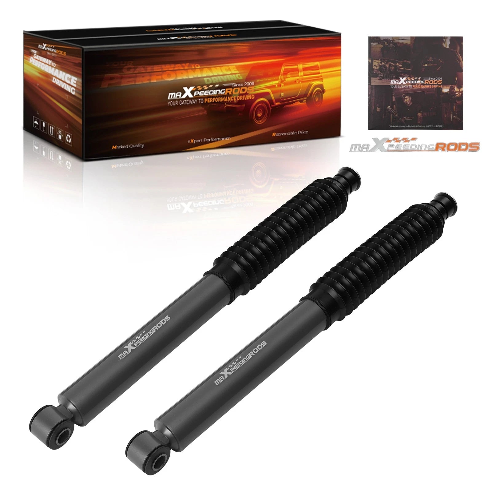 2.5-4" Lift Rear Shock for Toyota 4Runner (1990–2002) 2WD 4WD
