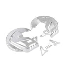 Front Brake Rotor Covers LED for Honda Goldwing 1800 (2001–2017) F6B (2013–2017)