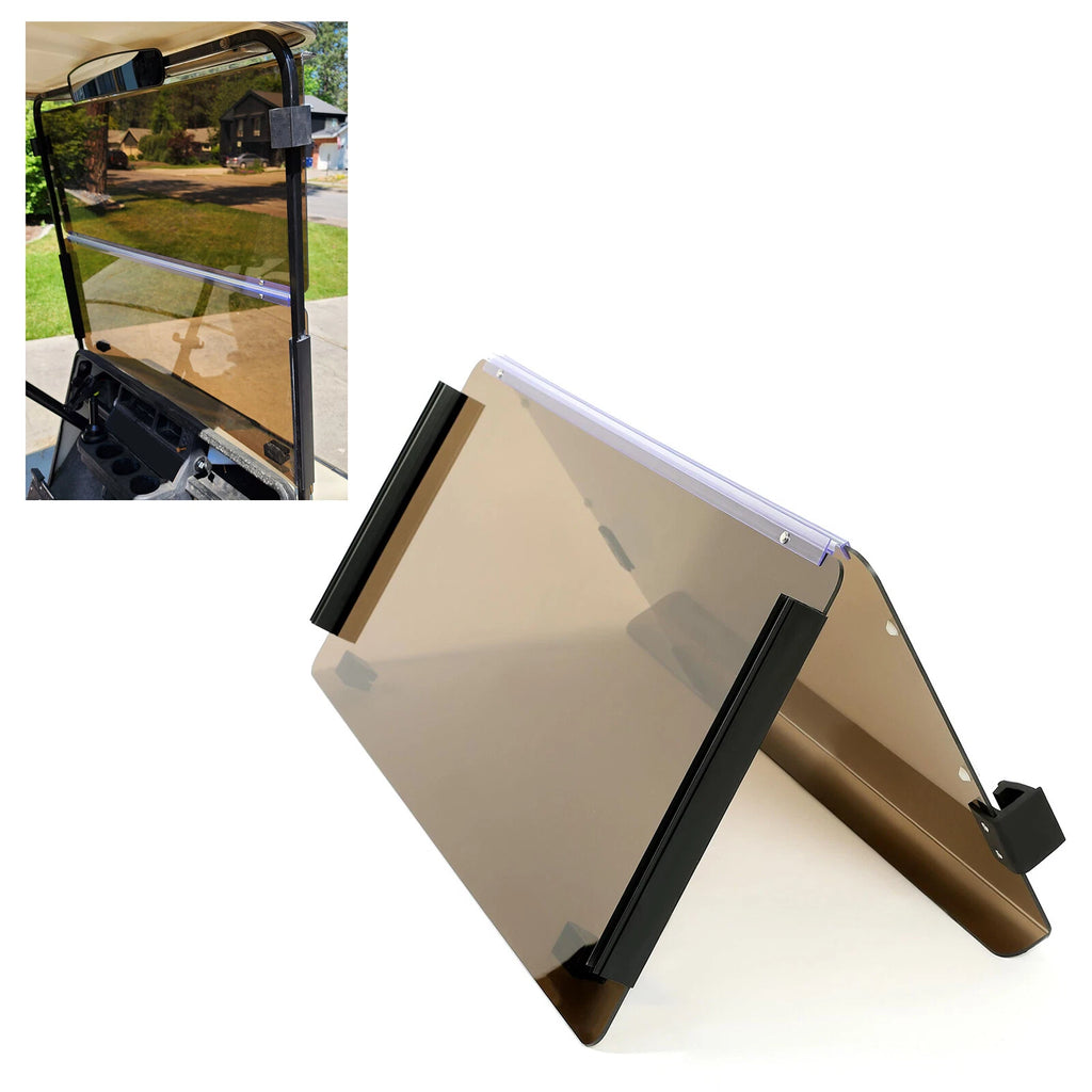Tinted Fold Down Windshield for EZGO Marathon (1986–1994.5)
