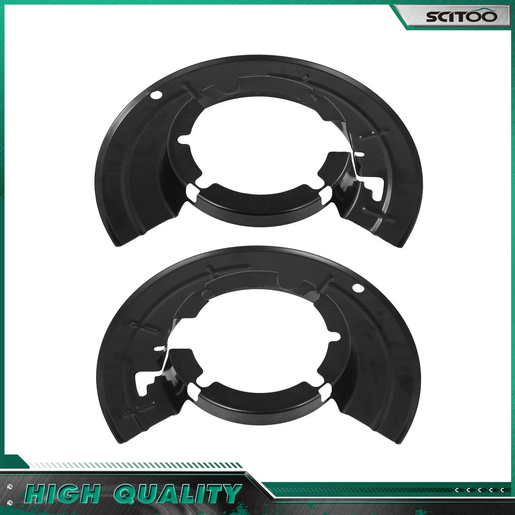 Front LH & RH Brake Backing Plate for Ford F-250 F-350 F-450 (1999–2023)
