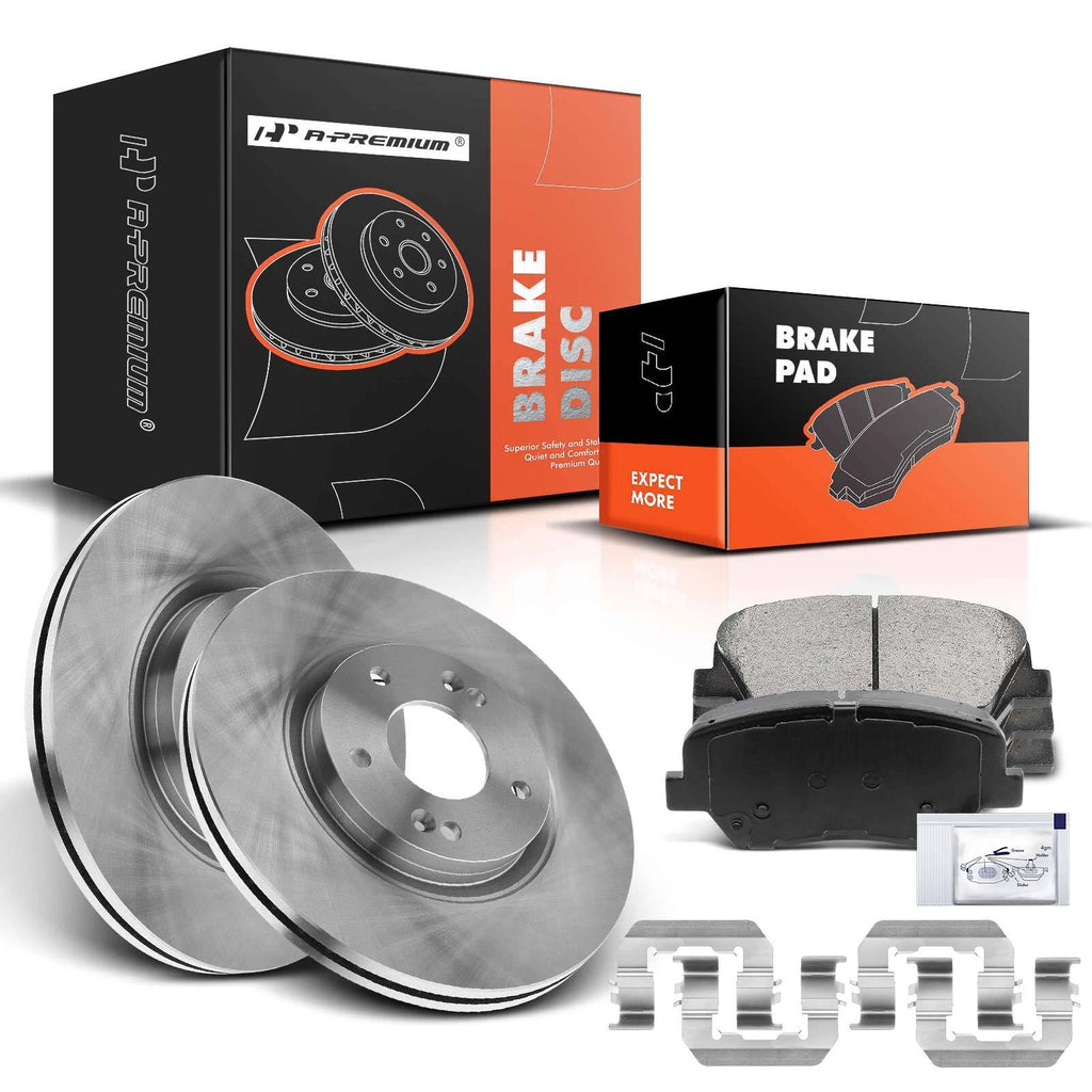 Front Disc Rotors & Ceramic Pads for Hyundai Santa Fe (2010–2012)