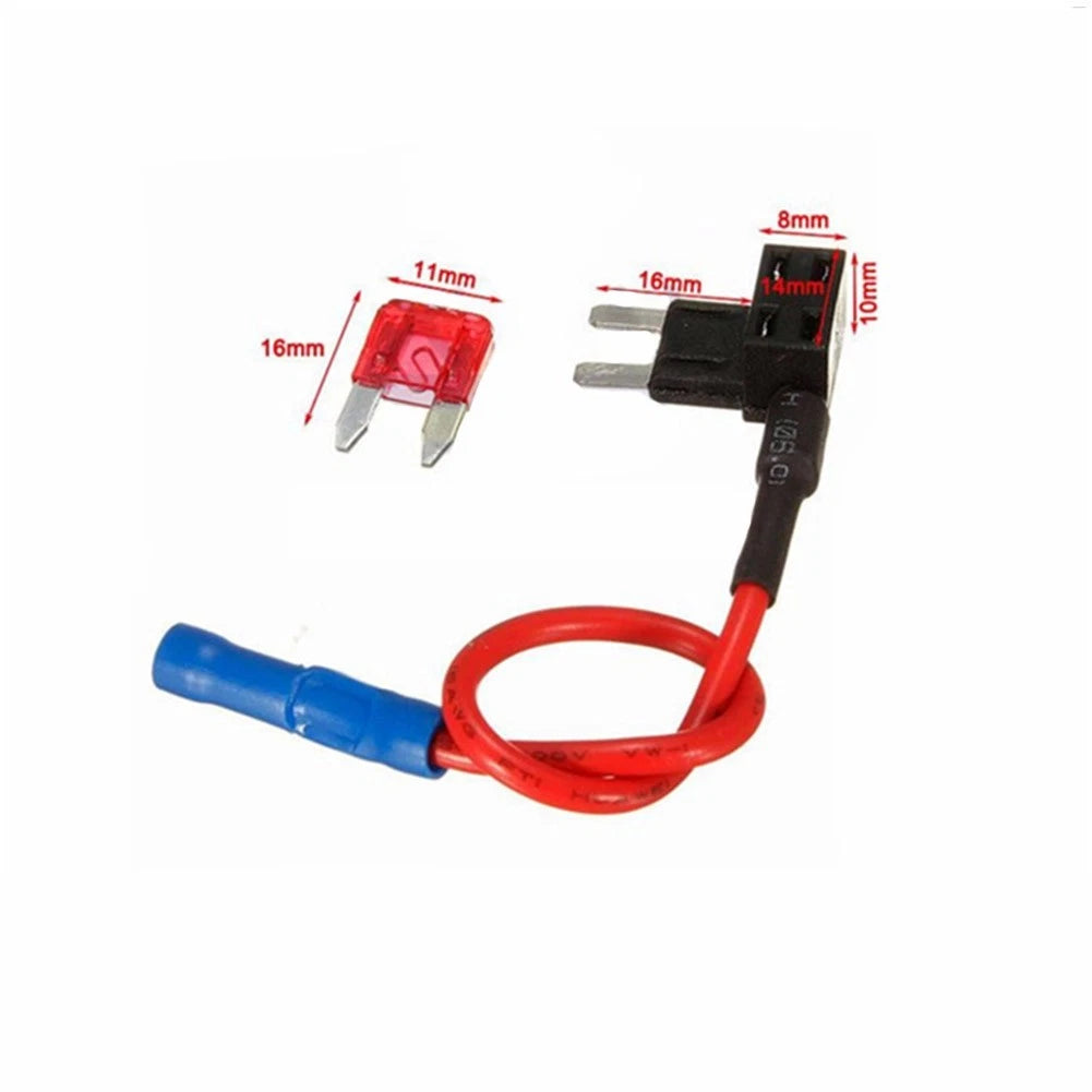 Set of 2 Circuit Piggy Back Fuse Holders for Car (Universal)