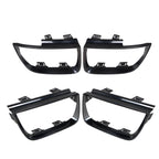 Set of 4 Tail Light Bezel Covers for Chevy Camaro (2010–2013) Glossy Black