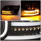LED DRL Sequential Signal Projector Headlight Lamps for Ram 1500 2500 3500 (2009–2018)