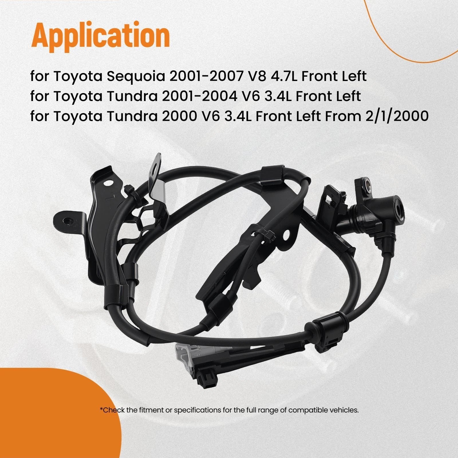 ABS Wheel Speed Sensor for Toyota Tundra (2000–2004) Front Left