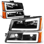 LED DRL Headlight Bumper Signal Lamp for Chevy Silverado Avalanche (2003–2007)