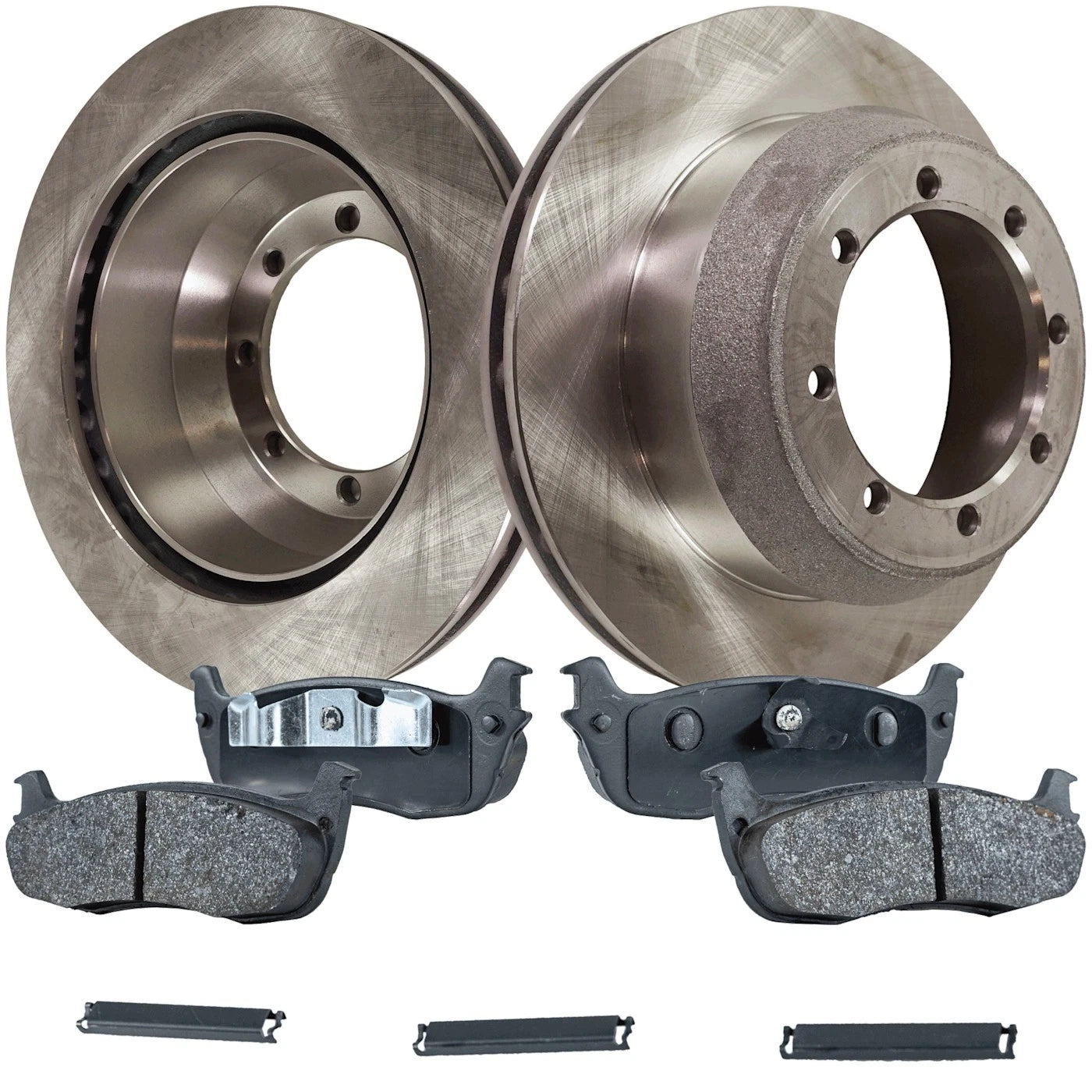 Rear Brake Disc Rotors and Pads Kit for Ford F-150 (2002–2003)