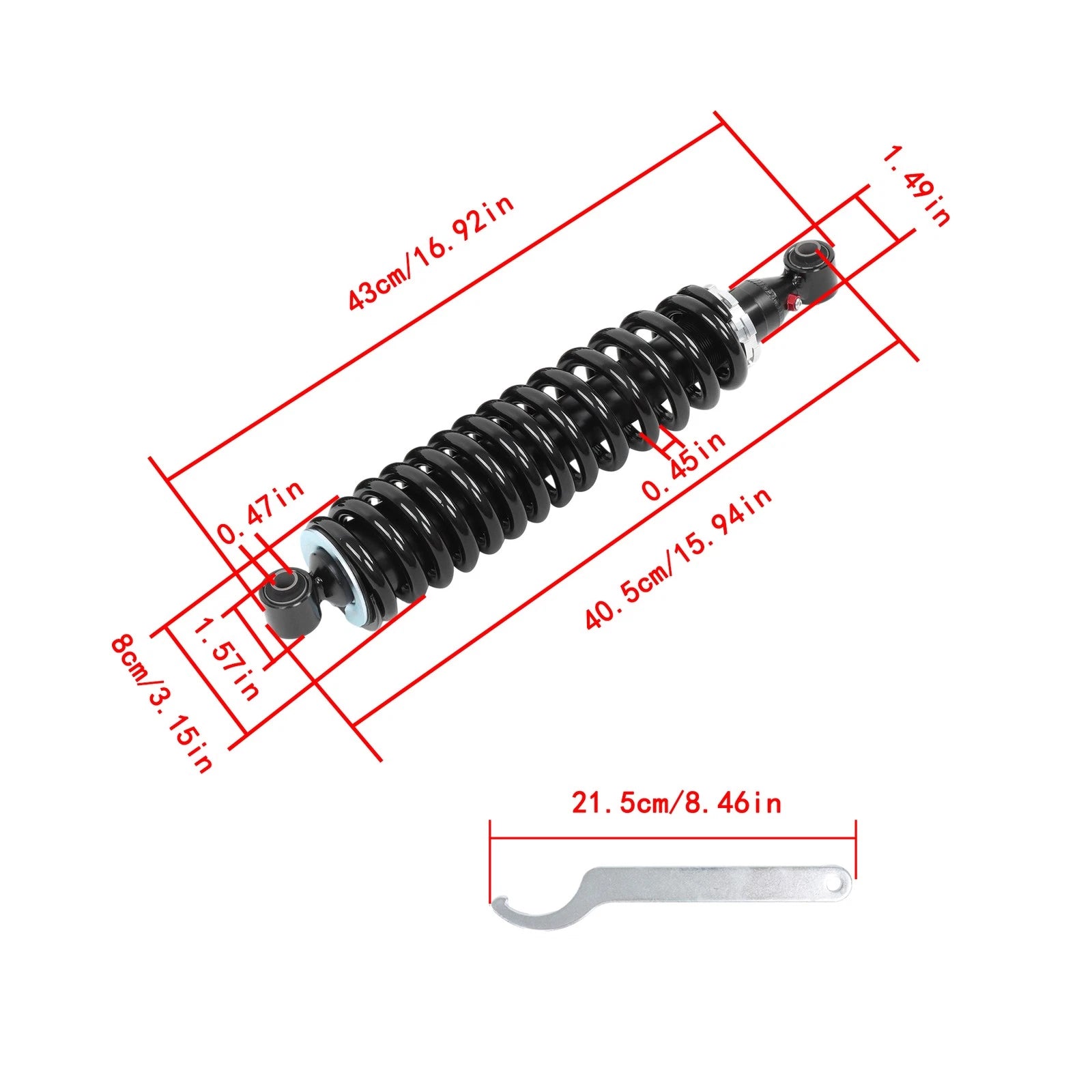 Rear Shocks for Yamaha Rhino 660 4x4 (2004)
