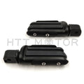 Black Rubber Pilot Footpeg for Harley-Davidson Softail Slim FLSL/Breakout (2018–2023)