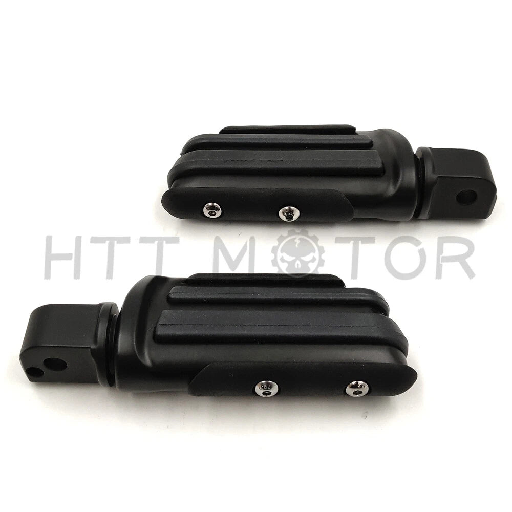 Black Rubber Pilot Footpeg for Harley-Davidson Softail Slim FLSL/Breakout (2018–2023)