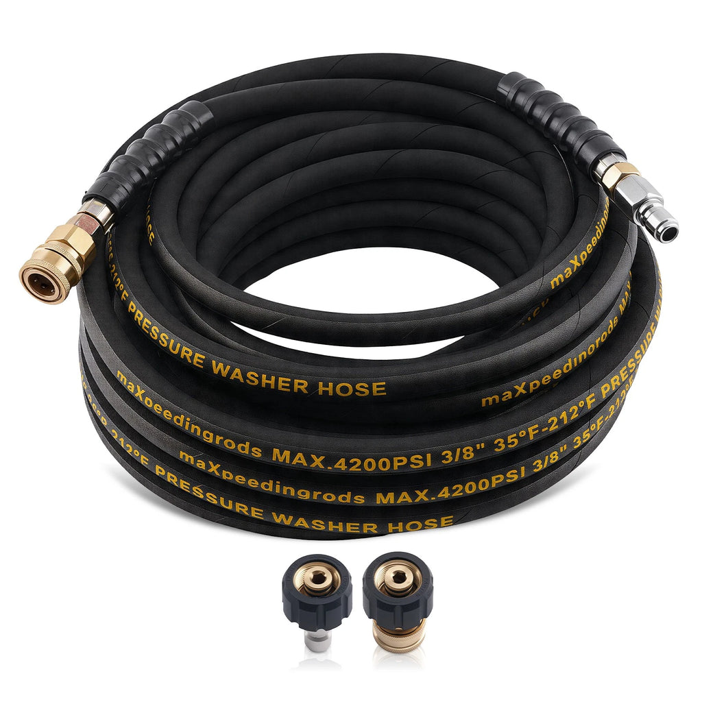3/8" Pressure Washer Hose for Power Washer (4200 PSI, 50ft)