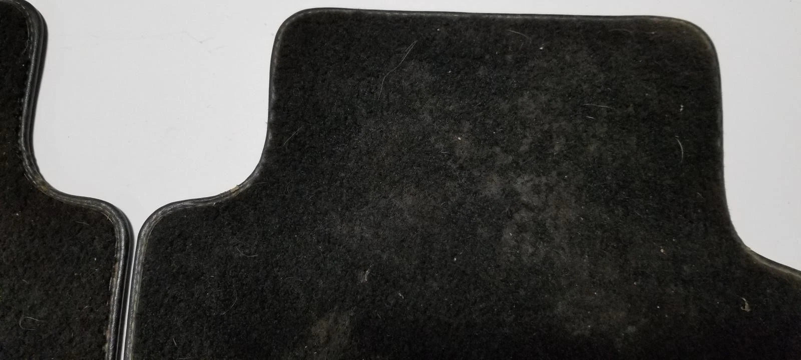 Set of 2 Rear Floor Mats for Ford Thunderbird Cougar (1989–1993) OEM Black